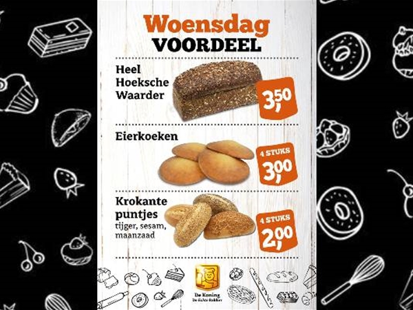 DAGAANBIEDINGEN WOENSDAG