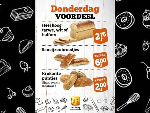 DAGAANBIEDINGEN DONDERDAG