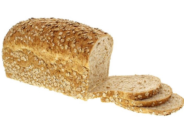 Volkorenbrood met tarwevlokken