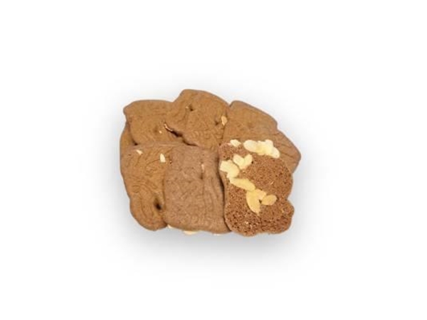 Speculaasjes met amandelschaafsel 100gr&nbsp;verpakt per 2