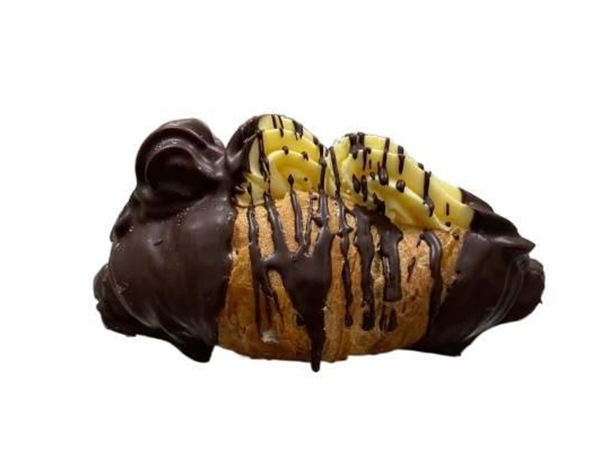 Roomcroissant met chocolade