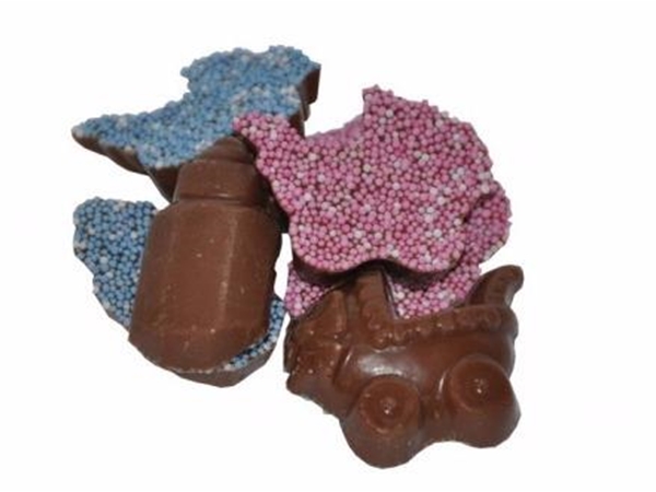 Geboortechocolade roze