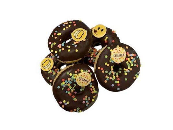 GESLAAGD donut