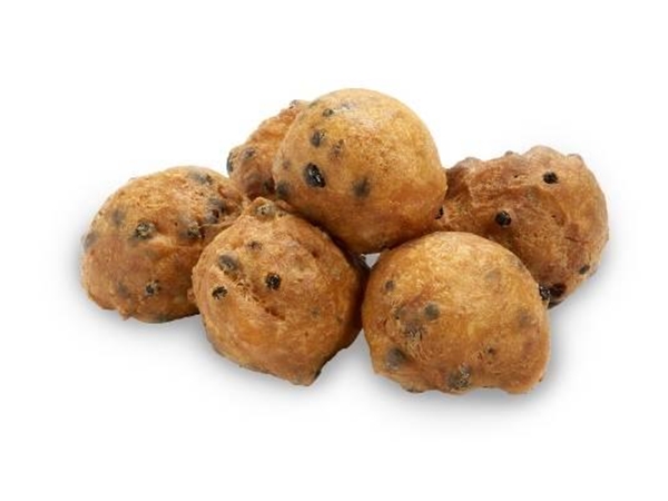 Oliebollen met rozijnen&nbsp;verpakt per 6